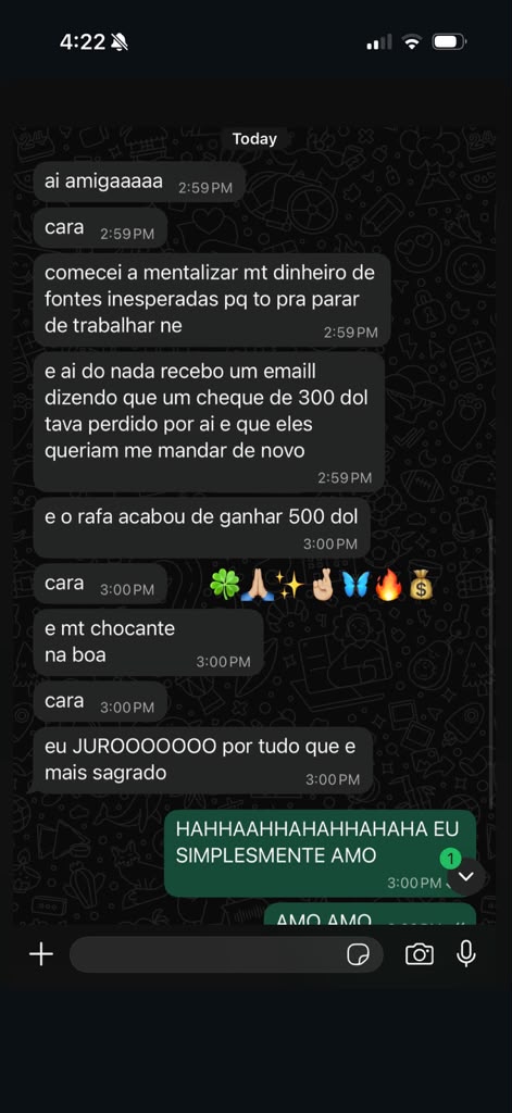 Relato sobre sonhos que se tornaram realidade